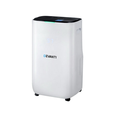 Devanti Dehumidifier 20L Air Purifier White Dehumidifiers