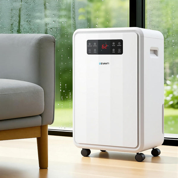 Devanti 70L Commercial Dehumidifier With 8.5L Tank & Carbon Filter Dehumidifiers