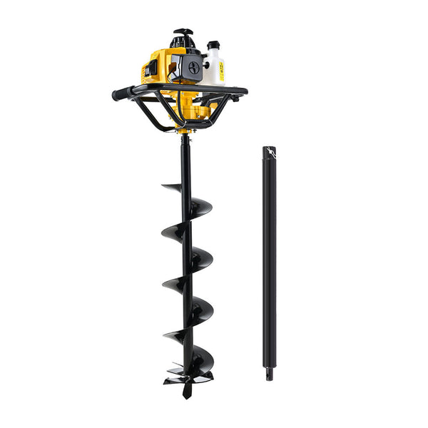 Giantz 82Cc Post Hole Digger 200Mm Petrol Drill Auger Extension Bits Post Hole Diggers & Augers