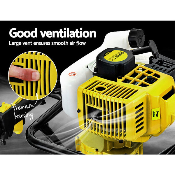 Giantz 92Cc Post Hole Digger Motor Only Petrol Engine Yellow Post Hole Diggers & Augers