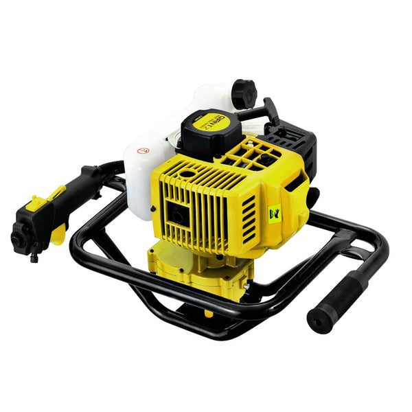 Giantz 92Cc Post Hole Digger Motor Only Petrol Engine Yellow Post Hole Diggers & Augers
