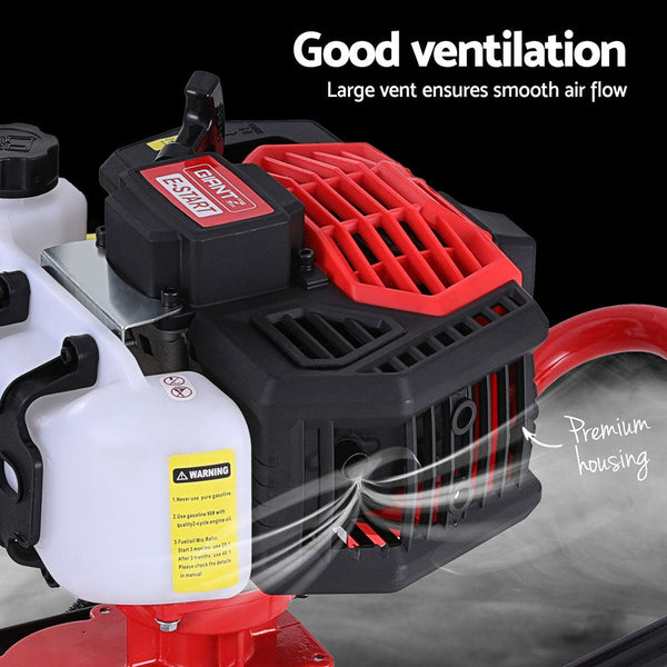 Giantz 65Cc Post Hole Digger Petrol Motor Drill Extension Auger Bits Kits Post Hole Diggers & Augers