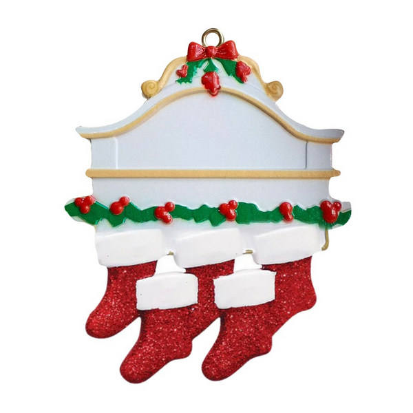 Personalized Christmas Family Xmas Tree Stocking Ornaments Diy Stockings Decoration Socks Seasonal Decorations