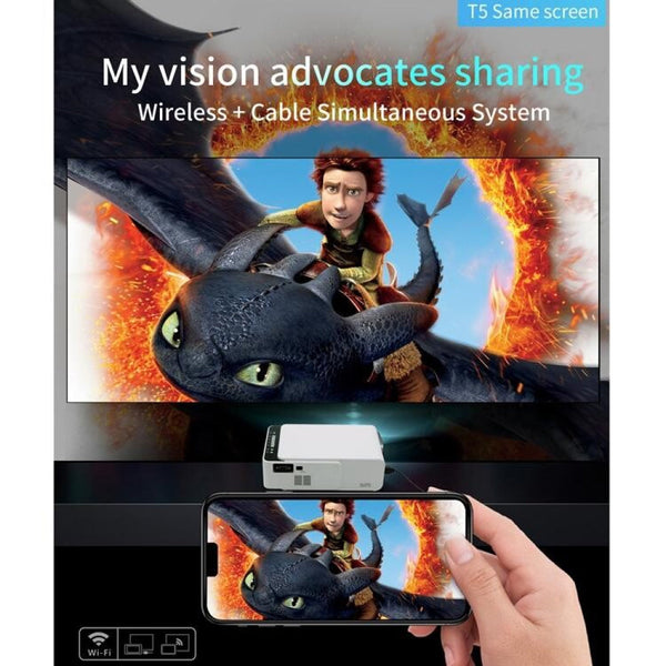 Smart Projector With 100 Ansi Lumens And 1024X600 Resolution Projectors