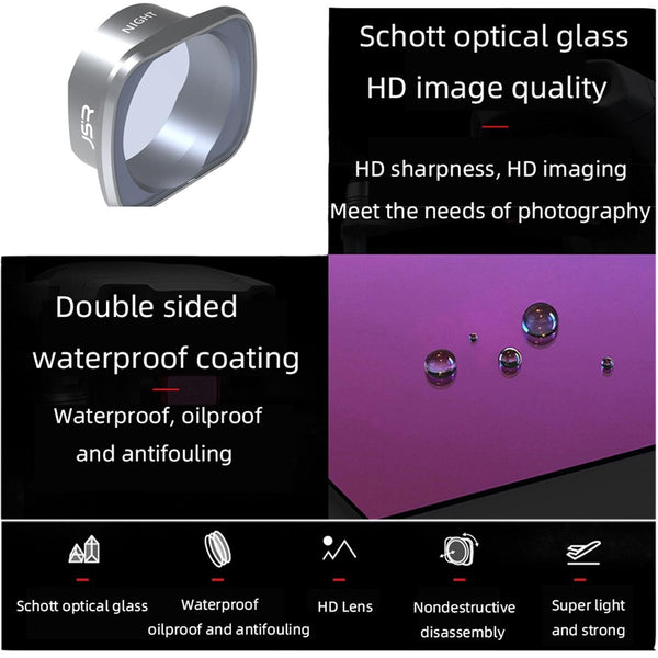 Aluminium Alloy Fpc Ks Lens Filter For Dji Fpv Frame Other Lenses & Filters