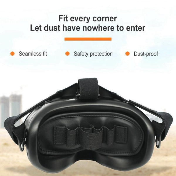 Protective Dust Cover For Dji Fpv Glasses V2 With Integrated Antenna Storage Camera Drone Accessories