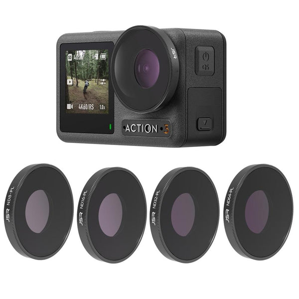4In1 Lens Filter For Action Camera With Nd8pl Nd16pl Nd32pl Nd64pl Filters Other Lenses & Filters