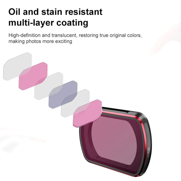 Complete Lens Filter For Dji Pocket 3 With Nd8 Nd256 And Cpl Filters