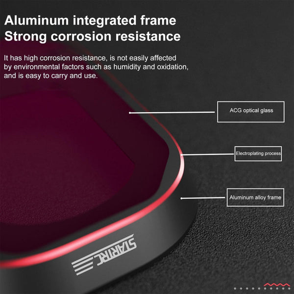 Complete Lens Filter For Dji Pocket 3 With Nd8 Nd256 And Cpl Filters