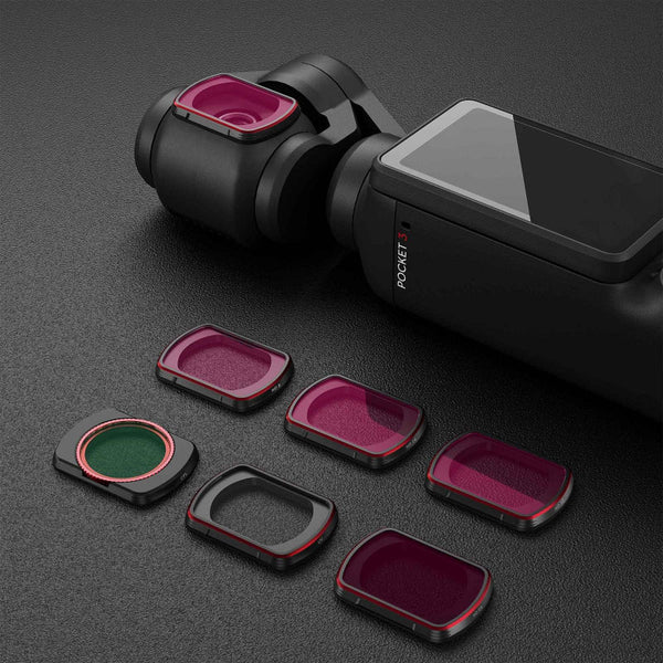 Complete Lens Filter For Dji Pocket 3 With Nd8 Nd256 And Cpl Filters