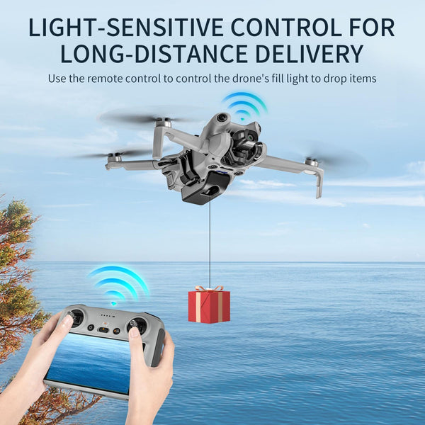 Parabolic Air Dropping System With Led Light For Dji Mini 4 Pro Drone Accessory Bundle Camera Accessory Bundles