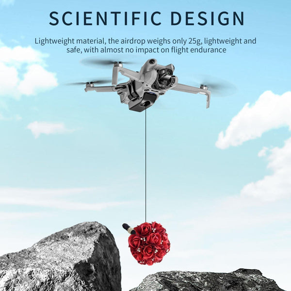 Parabolic Air Dropping System With Led Light For Dji Mini 4 Pro Drone Accessory Bundle Camera Accessory Bundles