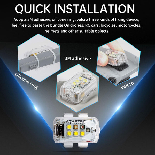 Mini Rechargeable Led Strobe Light For Drones And Camera Accessories Camera Drone Accessories