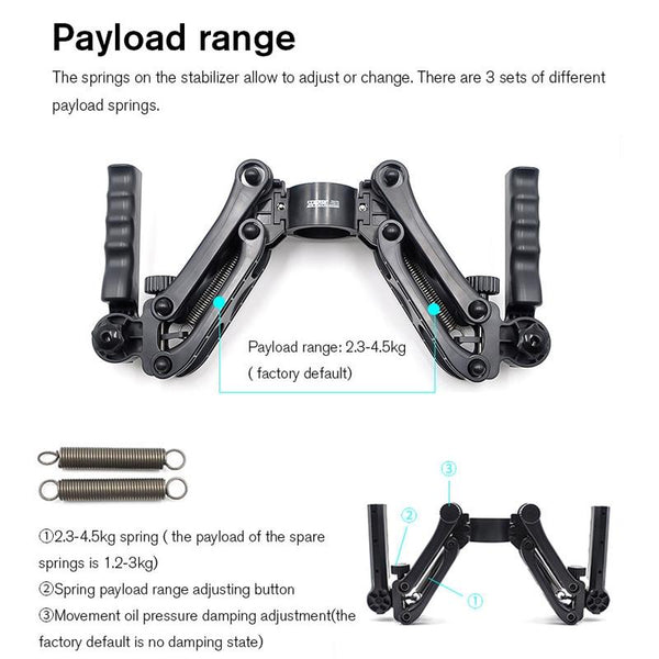 Five Axis Stabiliser For Dji Ronin Sc With Enhanced Grip And Stability Stabilizers
