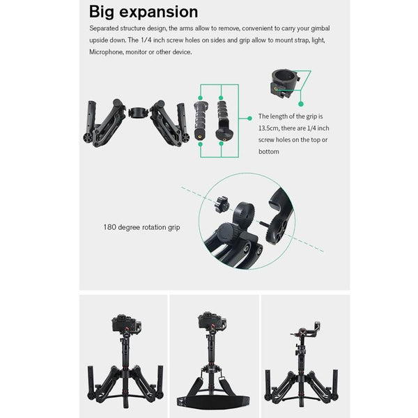 Five Axis Stabiliser For Dji Ronin Sc With Enhanced Grip And Stability Stabilizers