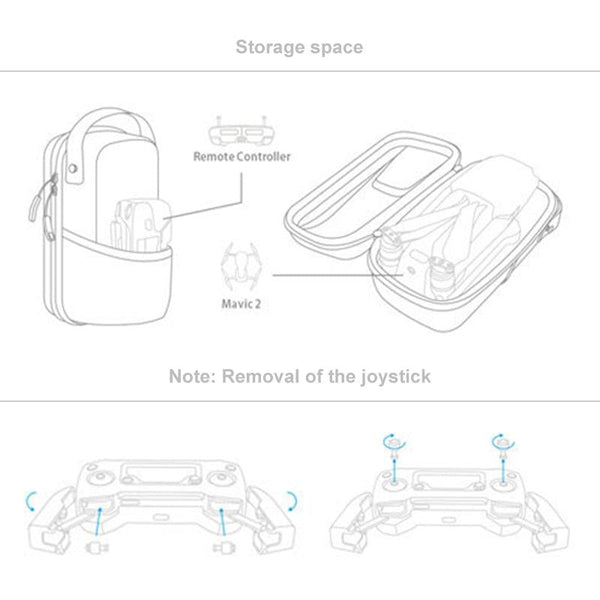 Compact Storage Bag For Dji Mavic 2 Portable And Lightweight Design Camera Cases Bags & Covers