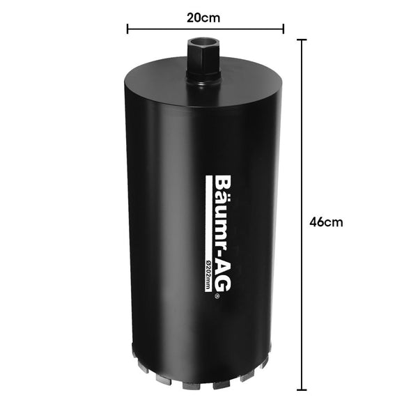 Baumr Ag Baumr Ag 202 X 400Mm Diamond Core Drill Bit Dbx Series 1.1/4 Unc Drill Bits