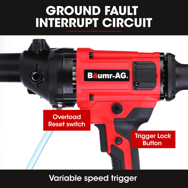 Baumr Ag Hc 120 1800W 120Mm Handheld Concrete Core Drill Other Tools & Workshop Equipment