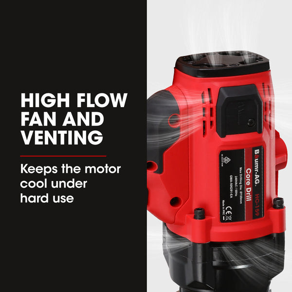 Baumr Ag Baumr Ag 2000W 160Mm Handheld Concrete Core Drill With Rig Stand Drills