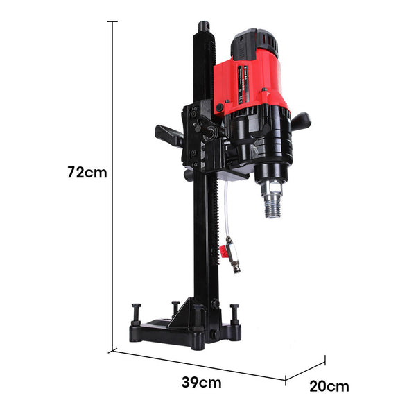 Baumr Ag 3000W 200Mm Concrete Core Drill With Stand Rig Corded Drills