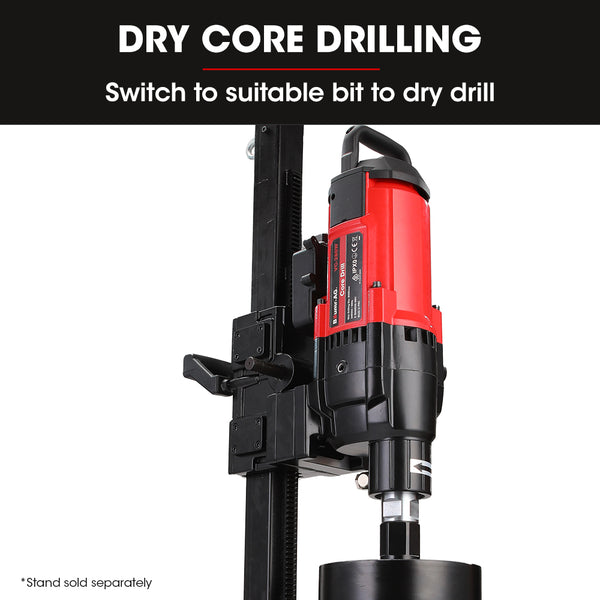 Baumr Ag 3200W 300Mm Wet/Dry Core Drill For Concrete Hole Drilling Corded Drills
