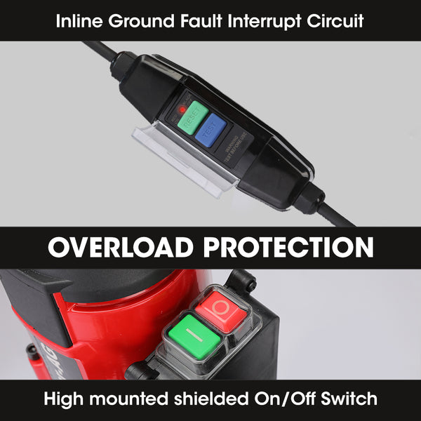 Baumr Ag Baumr Ag 3200W 300Mm Wet/Dry Core Drill For Concrete Hole Drilling Corded Drills