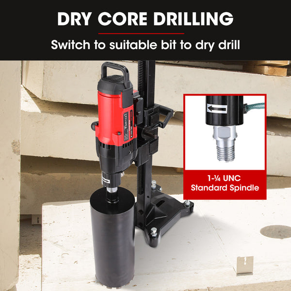 Baumr Ag 3200W 280Mm Concrete Core Drill With Stand Rig Drills
