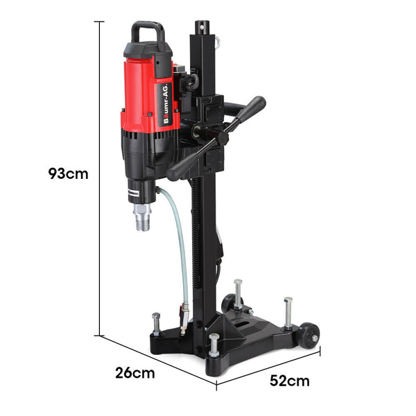 Baumr Ag Baumr Ag 3200W 280Mm Concrete Core Drill With Wheeled Stand Rig Corded Drills
