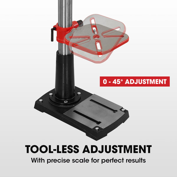 Baumr Ag 600W 12' Pedestal Floor Drill Press 16 Speeds 16Mm Chuck (Dp19) Drill Presses