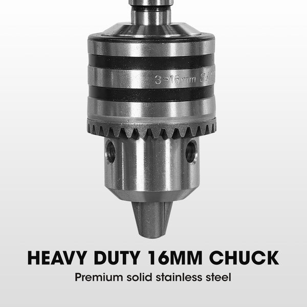 Baumr Ag 600W 12' Pedestal Floor Drill Press 16 Speeds 16Mm Chuck (Dp19) Drill Presses