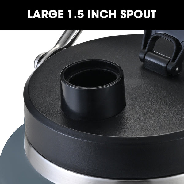 Baumr Ag Baumr Ag 3.8L Double Wall Insulated Stainless Steel Water Bottle Drink Jug With Handle Blue Vacuum Flasks & Mugs