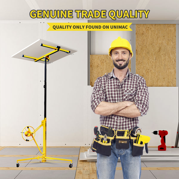Unimac 11Ft Sheet Panel Lifter Drywall Gyprock Plasterboard Hoist Drywall Tools