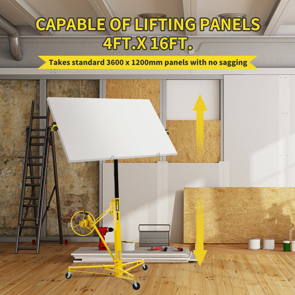 Unimac 11Ft Sheet Panel Lifter Drywall Gyprock Plasterboard Hoist Drywall Tools