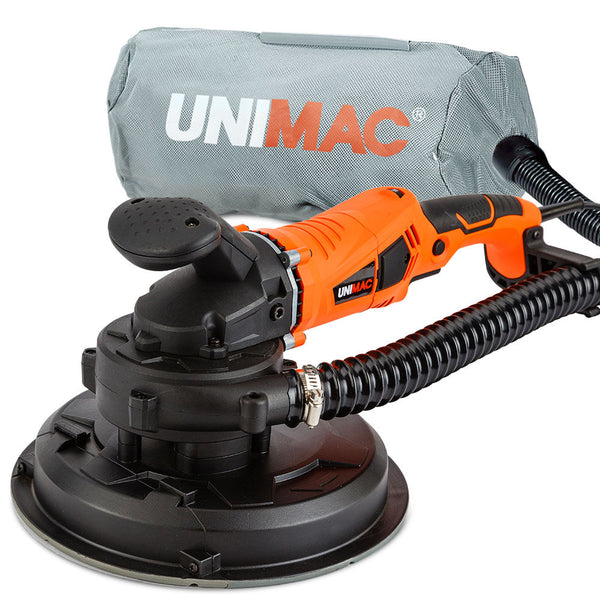 Unimac 1800W Drywall Sander Plaster Automatic Wall Gyprock Vacuum System Air Filtration Systems
