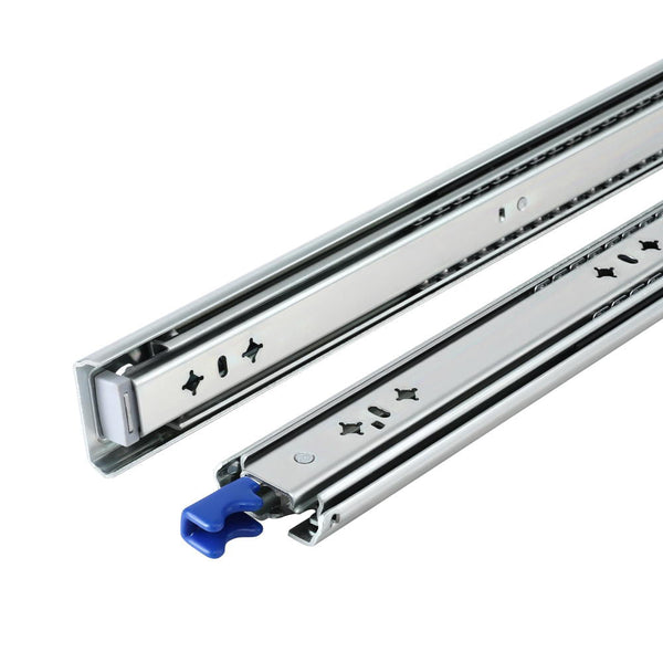 Giantz 2X Drawer Slides Heavy Duty Full Extension Locking 1150 2300Mm Length Cabinet Pulls