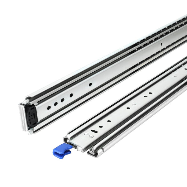 Giantz 2X Drawer Slides Full Extension Locking 227Kg 1321 2642Mm Length Cabinet Pulls