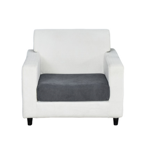 Sofa Cover Dark Gray Polyester Thick Stretchable Cushion Slipcover For Living Room Slipcovers