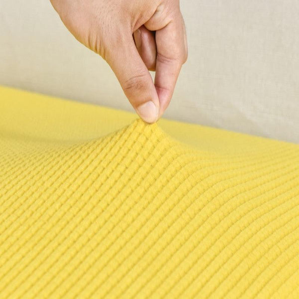 Pillowcase 45X45cm Yellow Polyester Thick Stretchable Cushion For Garden Pillow Cases