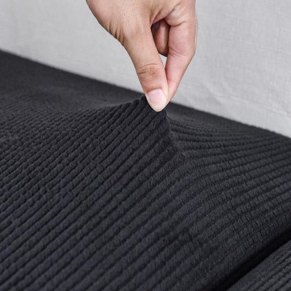 Pillowcase 45X45cm Black Polyester Thick Stretchable Cushion For Garden Pillow Cases