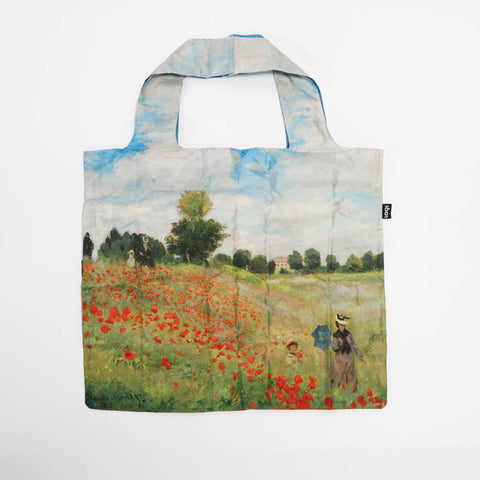 Monet Wild Poppies Bag Reusable Shopping Bags