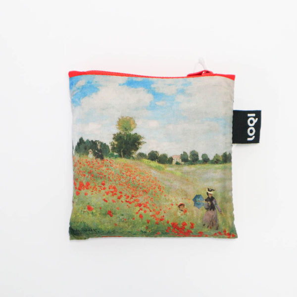 Monet Wild Poppies Bag Reusable Shopping Bags