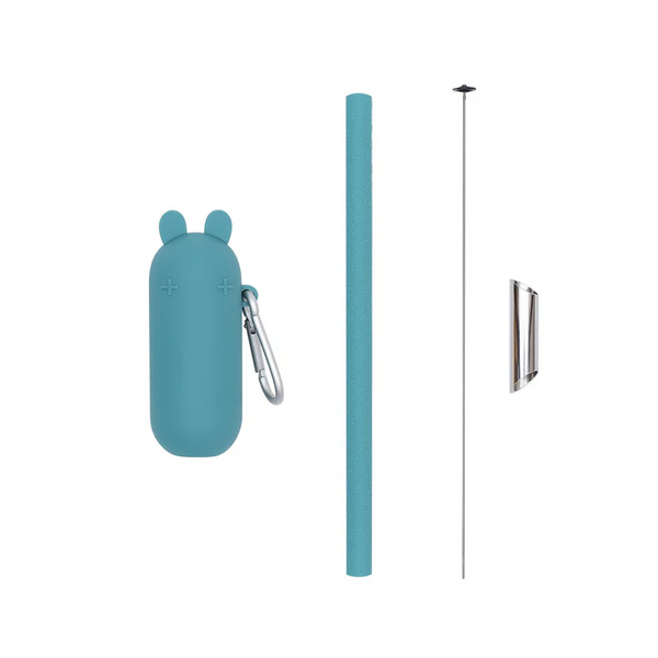 Tiny Keepie Bubble Tea Straw Reusable Blue Dusk Glassware & Drinkware