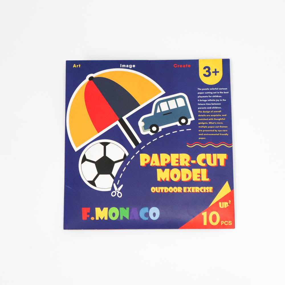 Flower Monacopaper Cut Model Outdoor Exercise Educational Toys