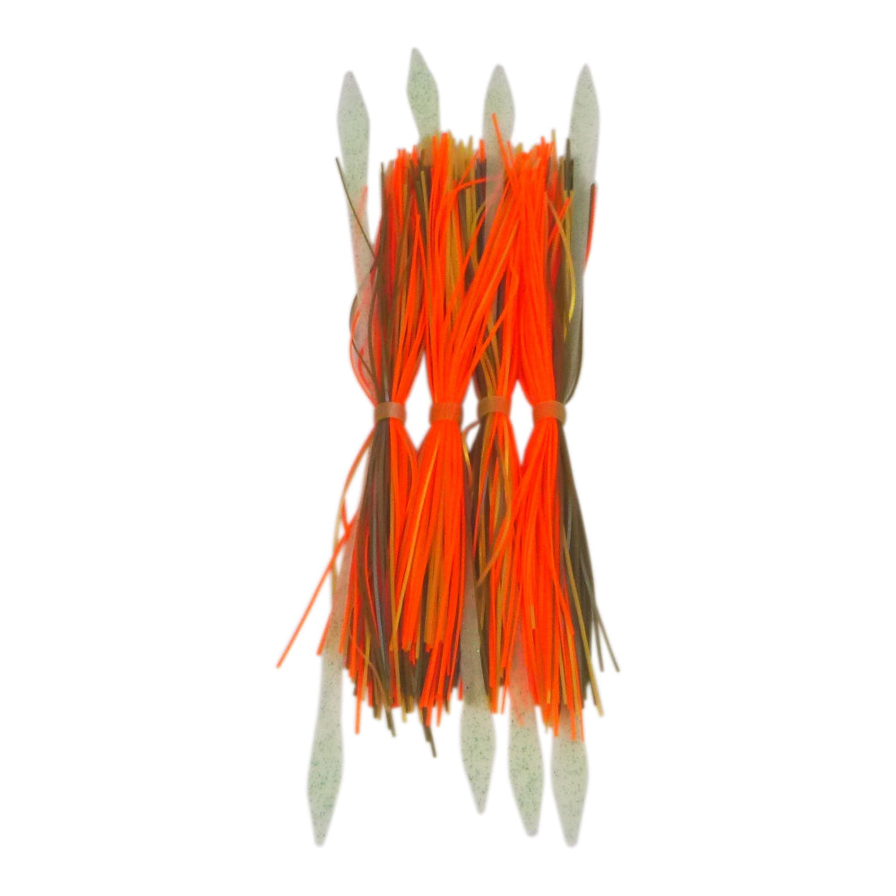 Dekoi Tailed Lure Skirts Orange Lumo 4 Pack Baits & Lures