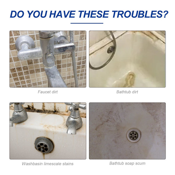 Bathroom Cleaner Shower Room Glass Scale Stainless Steel Wash Basin Bathtub Decontamination Cleaning Products