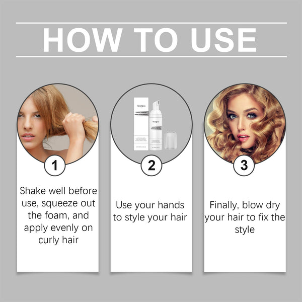 Hair Styling Mousse Refreshing Oil Removal Oil Control Light Volume Protection Refreshing Fluffy Hair Gel Sets & Kits