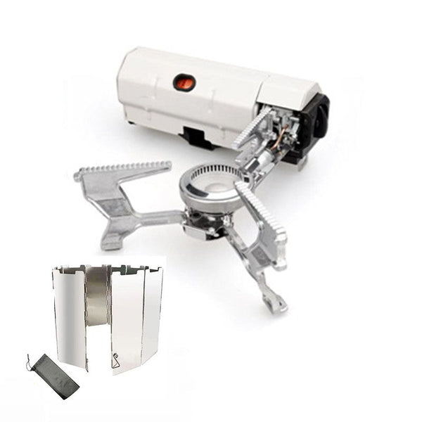 Folding Card Stove Outdoor Camping Picnic Gas Portable Hotpot Tea Cooker Camping Stoves