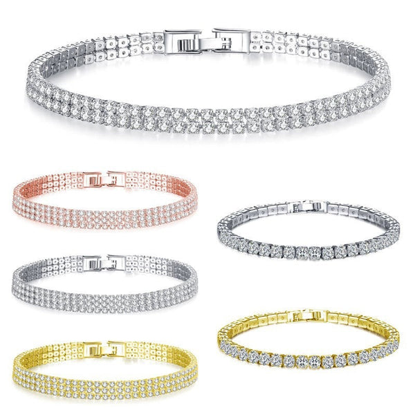 Veile Studios Full Diamond Zircon Couple Bracelet Jewelry Gift For Couples And Special Occasions Bracelets