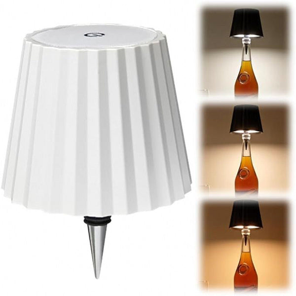 Led Creative Wine Bottle Light For Bar: Movable Rechargeable Rgb Dimmable Decorative Lamp Lamps