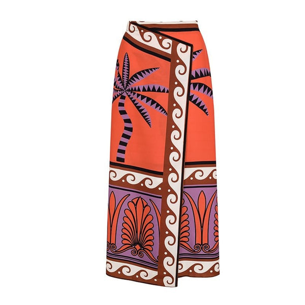 Two Piece Hot Spring Swimsuit Women's Strapless Swimwear